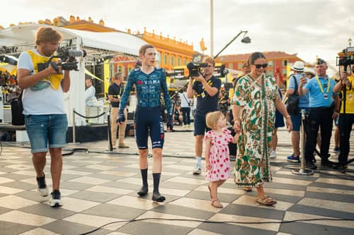 Team Visma Lease A Bike Jonas Tdf Finish
