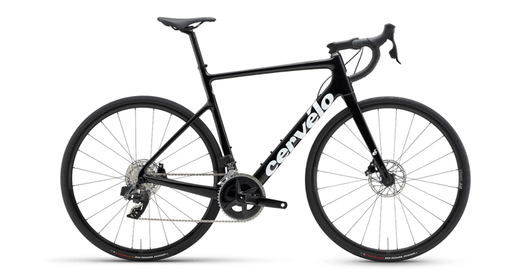 Cervelo Caledonia Rennrad in Hellgrün mit Scheibenbremsen und Shimano Ultegra Ausstattung.