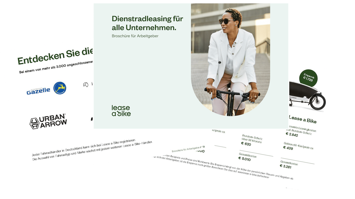 Lease a Bike Fahrrad E Bike Leasing Infopaket