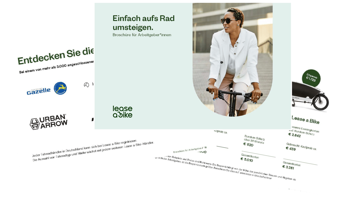 Lease a Bike Fahrrad E Bike Leasing Infopaket